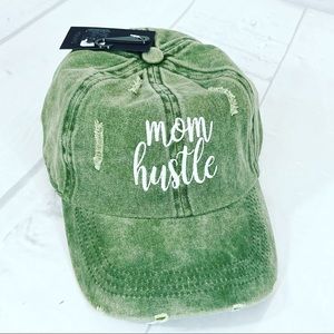 David and Young Green Denim Mom Hustle Women’s Cap